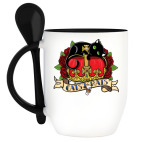 Кружка с ложкой