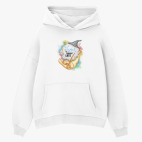 Толстовка худи оверсайз