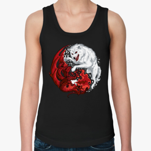 Женская майка с принтом Песнь Льда и Огня