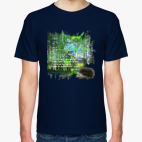 Ежик. Мимими. Дорога. Деревья. Роща. Небо.