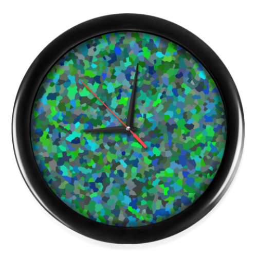 Настенные часы с принтом Пятнышки