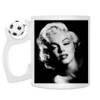 Кружка с футбольным мячиком