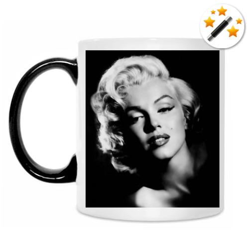 Кружка-хамелеон с принтом Мэрилин
