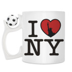 Кружка с футбольным мячиком