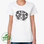Женская футболка органик