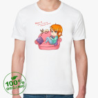 Мужская футболка органик