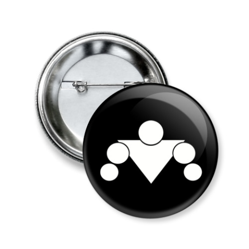 Значок 50мм с принтом Воркаут