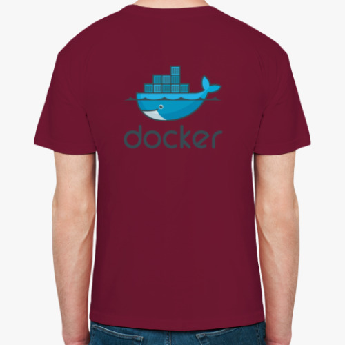 Футболка с принтом Docker
