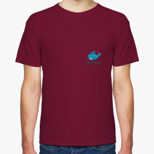 Футболка с принтом Docker