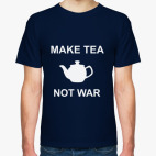 Классическая футболка Make Tea Not War