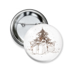 Значок 50 мм   Елка