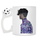 Кружка с футбольным мячиком
