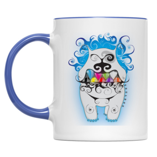 Кружка с принтом Пёс