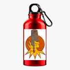 Металлическая бутылка 400 мл UV-DTF