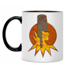 Кружка двухцветная