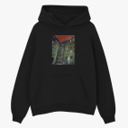 Толстовка худи оверсайз