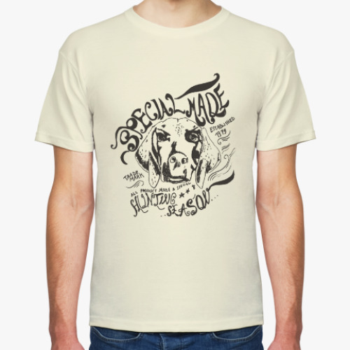 Футболка с принтом собака