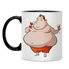 Кружка двухцветная