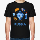 Классическая футболка Russia, Россия
