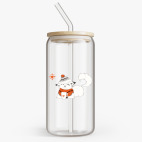 Банка с бамбуковой крышкой