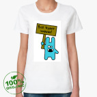 Женская футболка органик