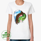 Женская футболка органик