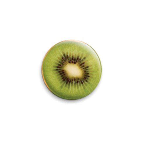 Значок 25мм с принтом Kiwi juicy