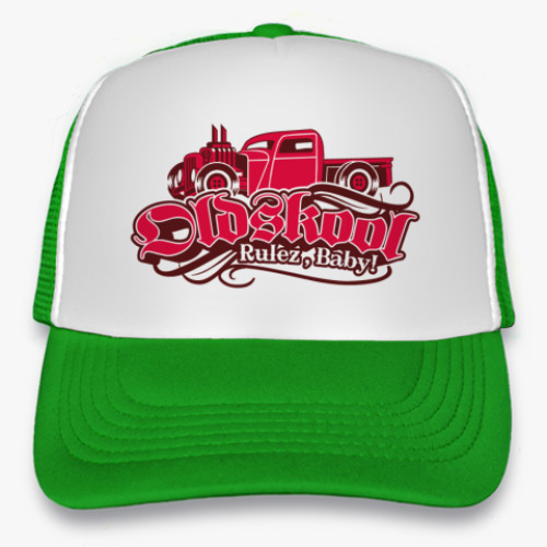 Кепка-тракер с принтом OLDS