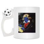 Кружка с футбольным мячиком