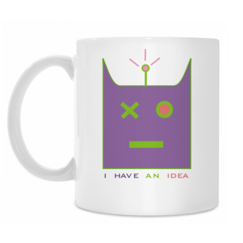 Кружка с принтом Идея