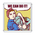 Магнит 6.5 x 6.5 см Зомби