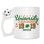 Кружка с футбольным мячиком