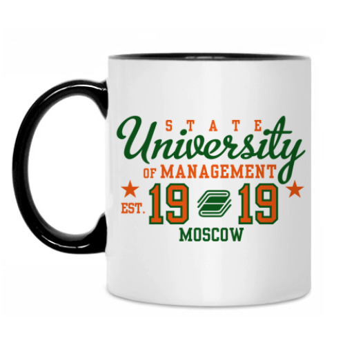 Кружка с принтом Университет управления