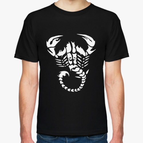 Футболка с принтом Скорпион