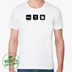 Мужская футболка органик