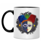 Кружка двухцветная