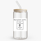 Банка с бамбуковой крышкой