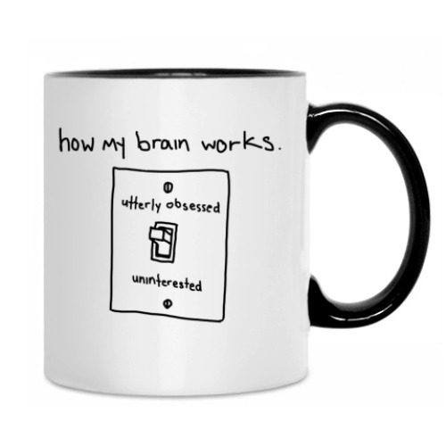 Кружка с принтом My Brain