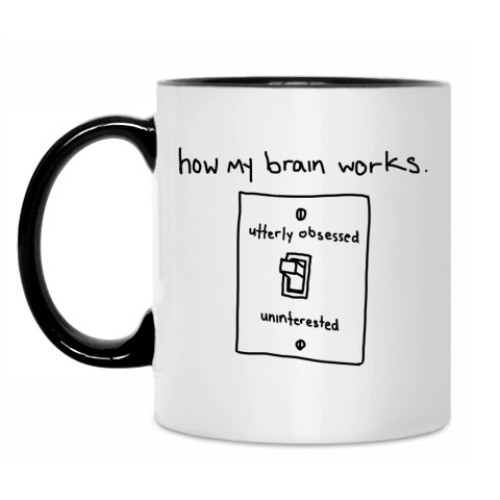 Кружка с принтом My Brain