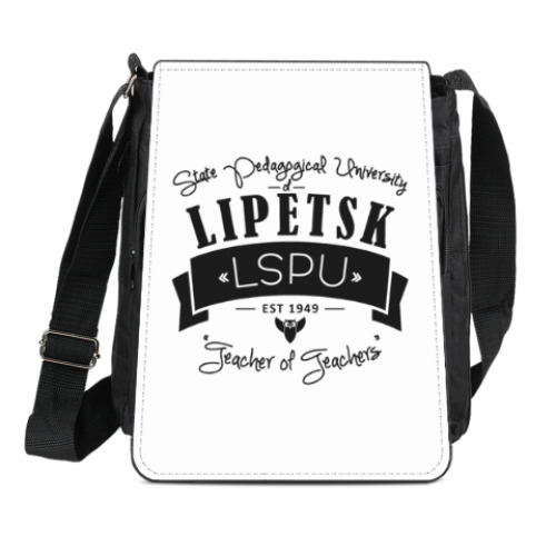 Сумка-планшет с принтом LSPU