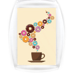 Кофе с пончиками