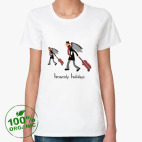 Женская футболка органик