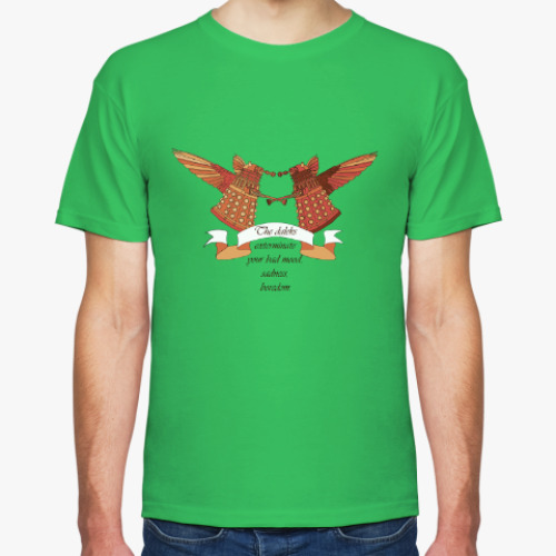 Футболка с принтом Далек пернатый воин