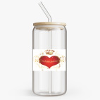 Банка с бамбуковой крышкой