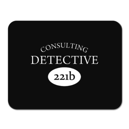 Коврик для мыши с принтом Consulting Detective
