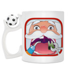 Кружка с футбольным мячиком