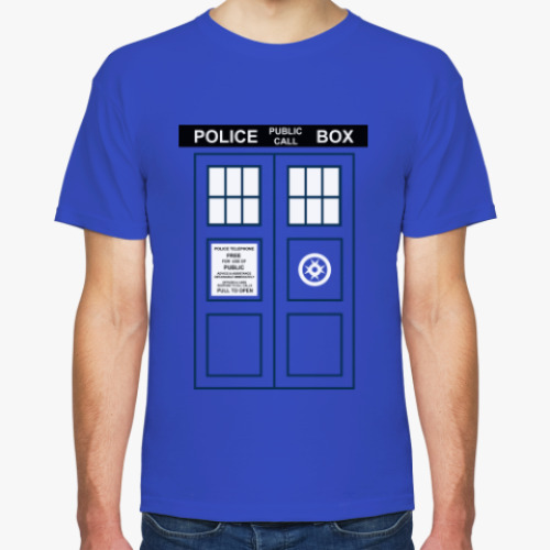 Футболка с принтом TARDIS