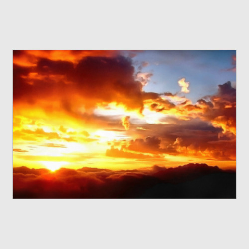 Постер с принтом Рассвет