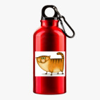 Металлическая бутылка 400 мл UV-DTF