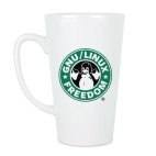 Кружка латте (510 мл) GNU Linux Freedom